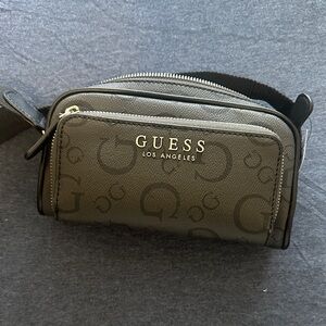 Guess Men's Belt Bag in Dark Gray